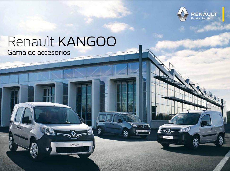 Gama de Accesorios Renault KANGOO VP y VU