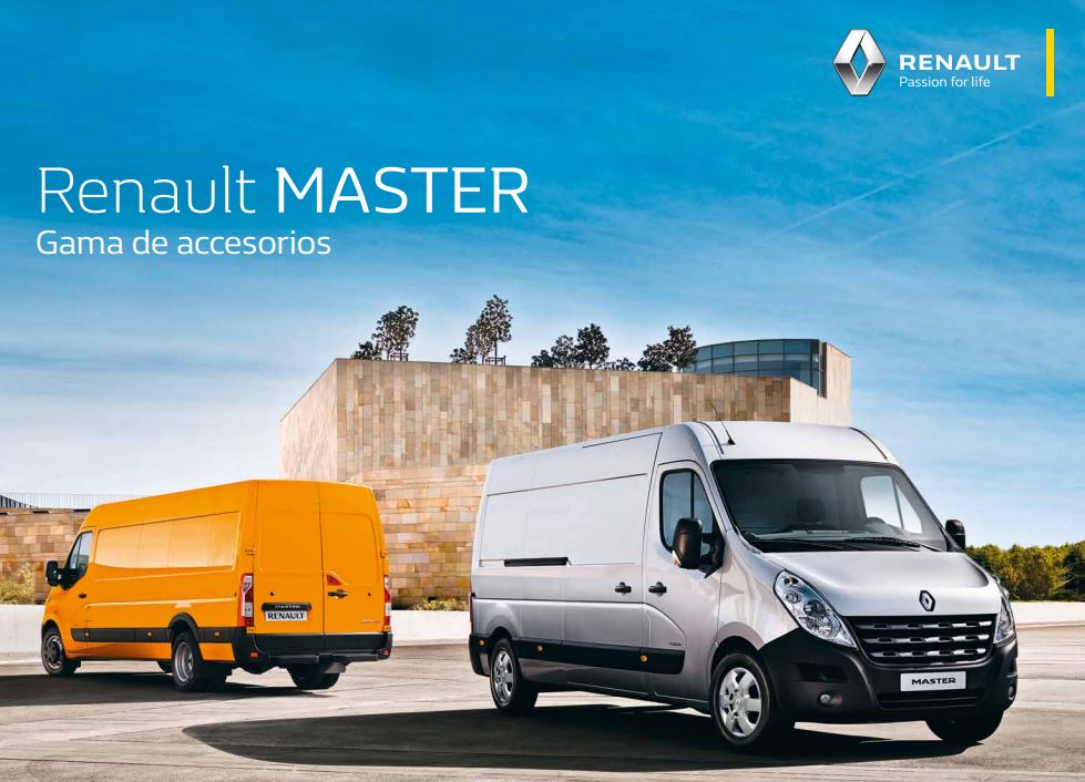 Gama de Accesorios Renault Master VP y VU