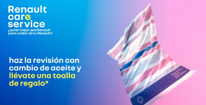 2. Revisión con toalla de regalo