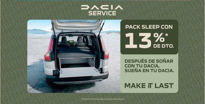Pack sleep Dacia