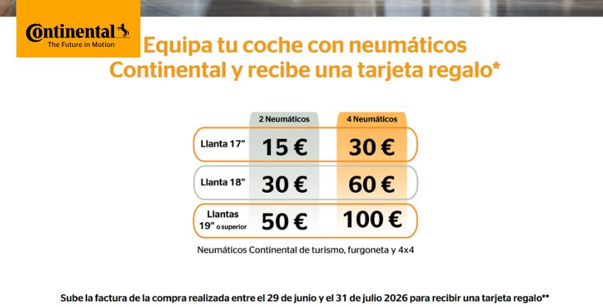 2. Oferta Neumáticos Continental